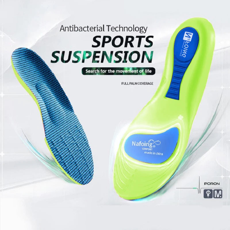 Orthopädische Einlegesohlen für Füße Sport Stoßdämpfende Einlegesohlen für Schuhe Fußgewölbestütze Plantarfasziitis Vorlagen Polster Herren Damen Sohle
