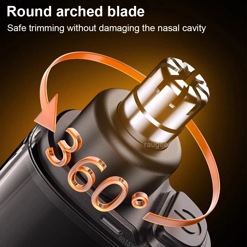 Electric Nose Hair Trimmer Mini Portable Nose Hair Remover for Men USB Rechargeable Trimmer for Nose and Ears Nose Hair Clipper