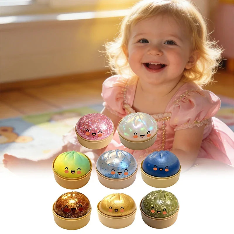 Simulations-Blitz-Knödel-Druckball, langsam rückfedernd, weich zum Kneifen, Dekompression, Büro-Heimdekoration, Kinder-Erwachsenen-Geburtstagsgeschenke