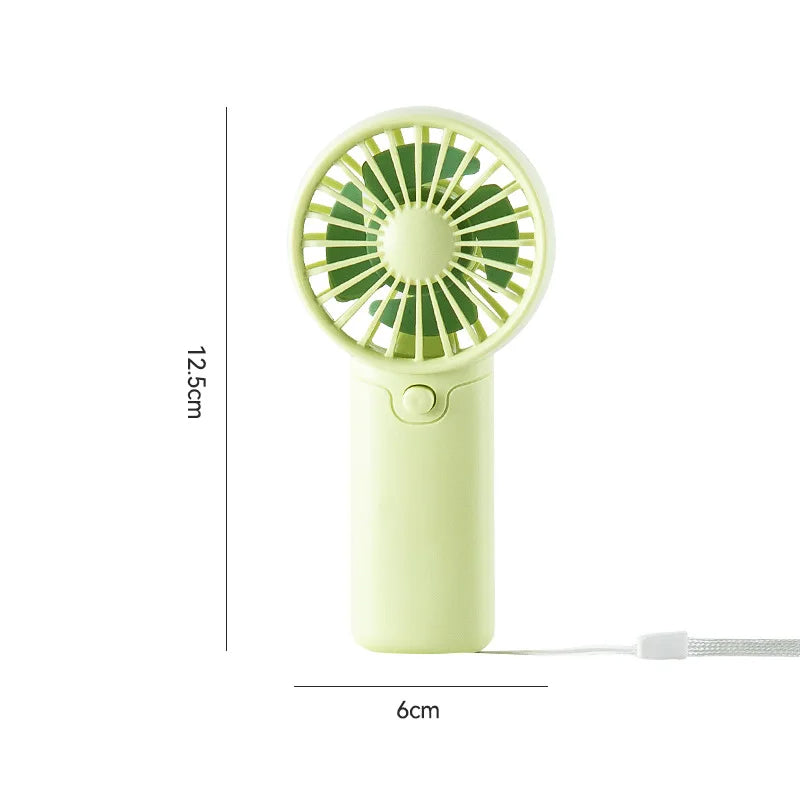 Tragbarer Ventilator Bequemer kreativer kleiner Ventilator Taschenventilator Leichter AA Batterie Handheld Mini Ventilator Luftkühler