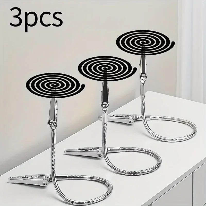 1/3pcs Double-ended Mosquito-repellent Incense Clip Universal Crocodile Clip Bracket Broken Incense Clip Extended Hose