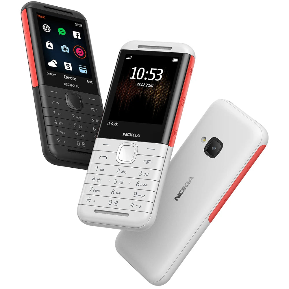 Nokia 5310 2020 Ersatztelefon 2SIM Dual Stereo Musik 1200mAh UKW Radio 3.5mm Bluetooth MP3 Micro USB Nokia Gebrauchttelefon Entsperrt