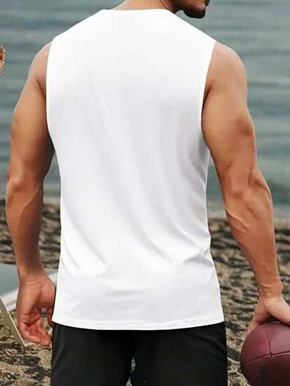 Herren Tank Top Sets 2026 Sommer schnelltrocknend für den Strand Sportbekleidung Laufen Strand Sport Zweiteiler Atmungsaktiv Oversize