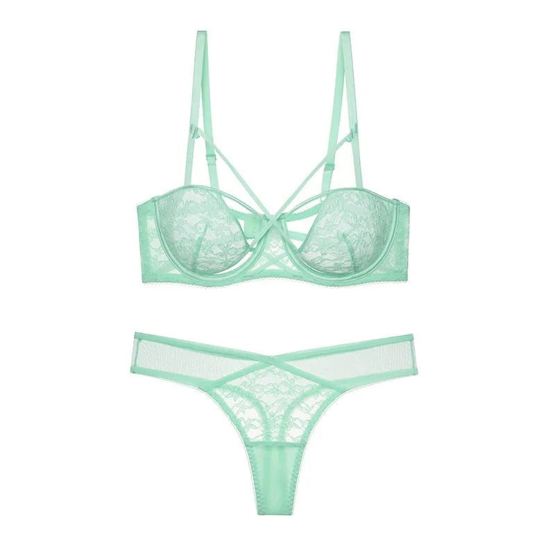 Neu Französisch Spitze BH Set Push-up Bügel Schlank Anti-Sagging Damen Dessous Für Alltag Party
