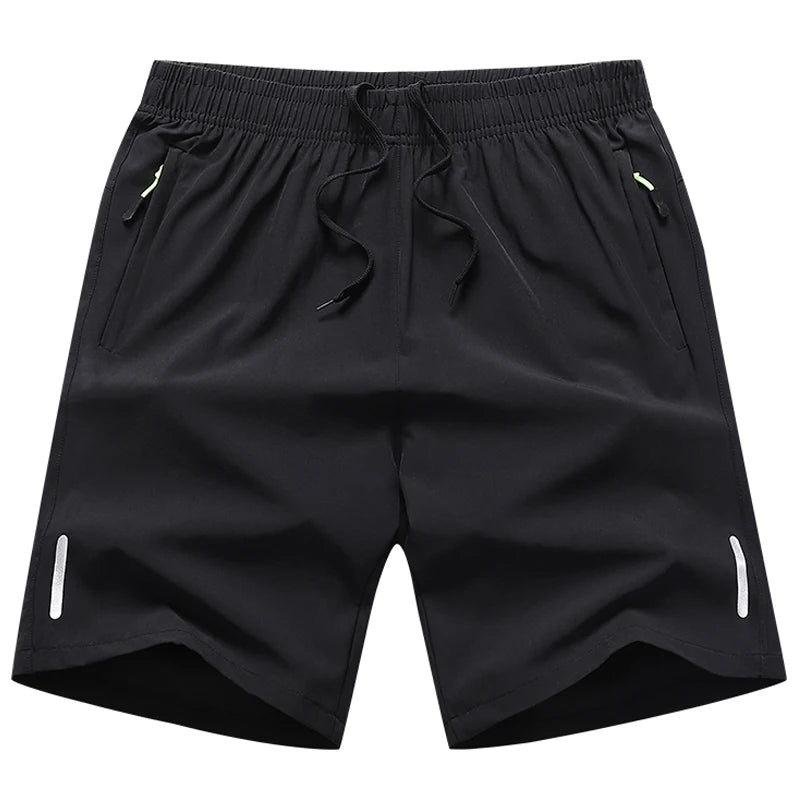 Sommer Herren Shorts Coole Sportbekleidung Laufshorts Freizeit-Unterteile Fitnessstudio Fitness Training Jogging Shorts Herren Schwarz Grau