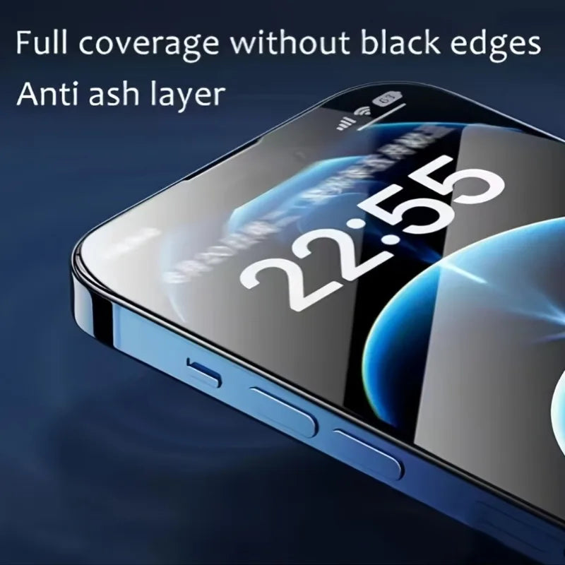 1-5Pcs Anti spy Tempered Glass For IPhone 17Pro Max 15 13 14 11 16 Full Cover Privacy Screen Protector For X XS Max XR 8 7 Glass