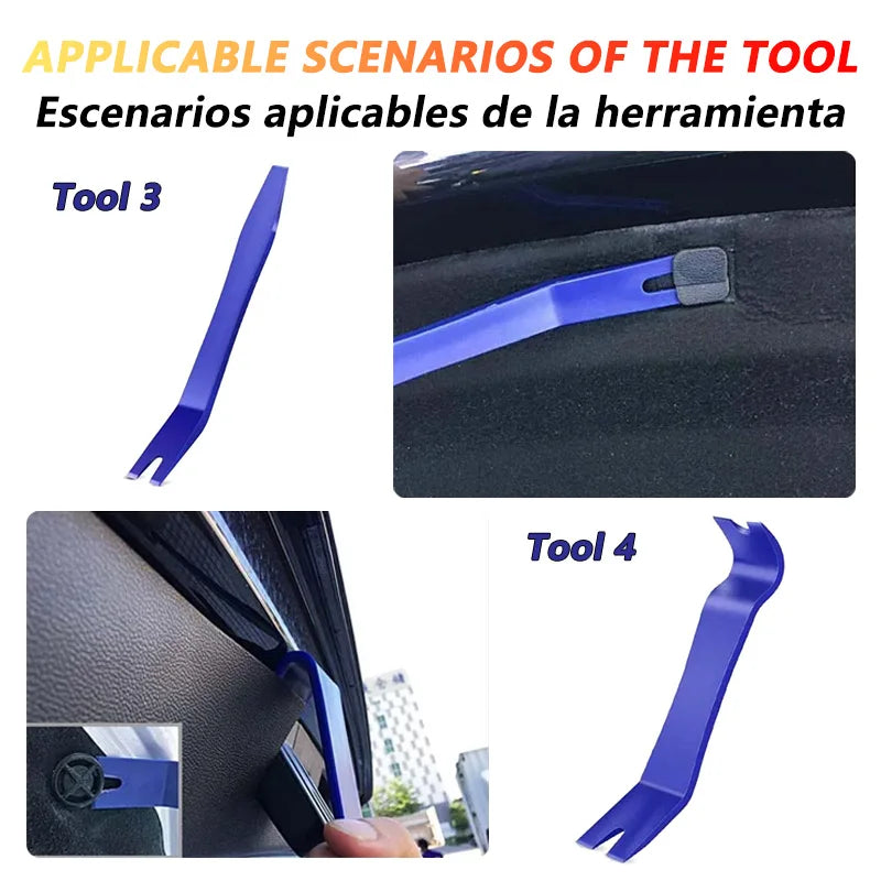 Auto-Handwerkzeugsatz Kfz-Demontagewerkzeugsatz Stereo-Reparatur-DVD-Reparaturwerkzeug Armaturenbrett-Ausbauwerkzeug Innenverkleidungsentferner