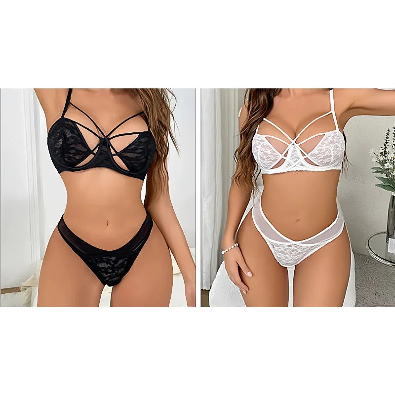 Neu Französisch Spitze BH Set Push-up Bügel Schlank Anti-Sagging Damen Dessous Für Alltag Party
