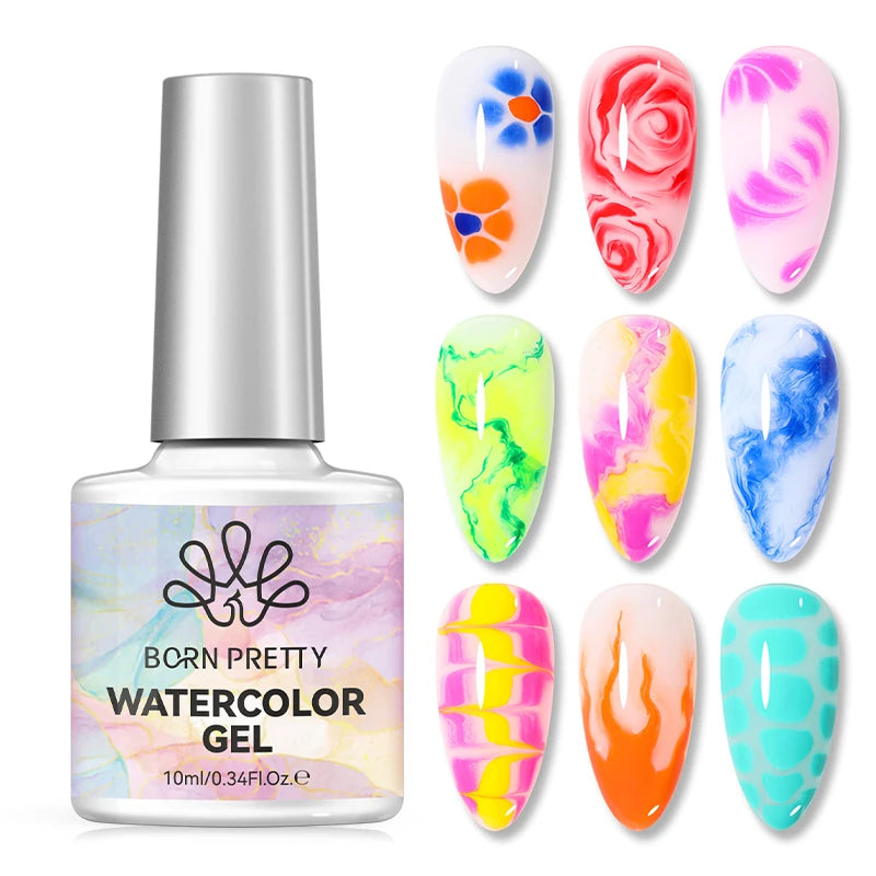 BORN PRETTY 10ml Base Gel Top Coat Rubber Gel Aufbaugel für Nägel Tools Soak Off UV LED Nagellack Funktionsgel