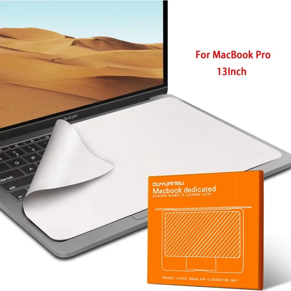Geeignet für MacBook Pro Tastatur-Staubtuch, Luftwischertuch, Laptop Computer 13/15/16 Zoll Mac Bildschirmreinigungs-Abdeckungstuch