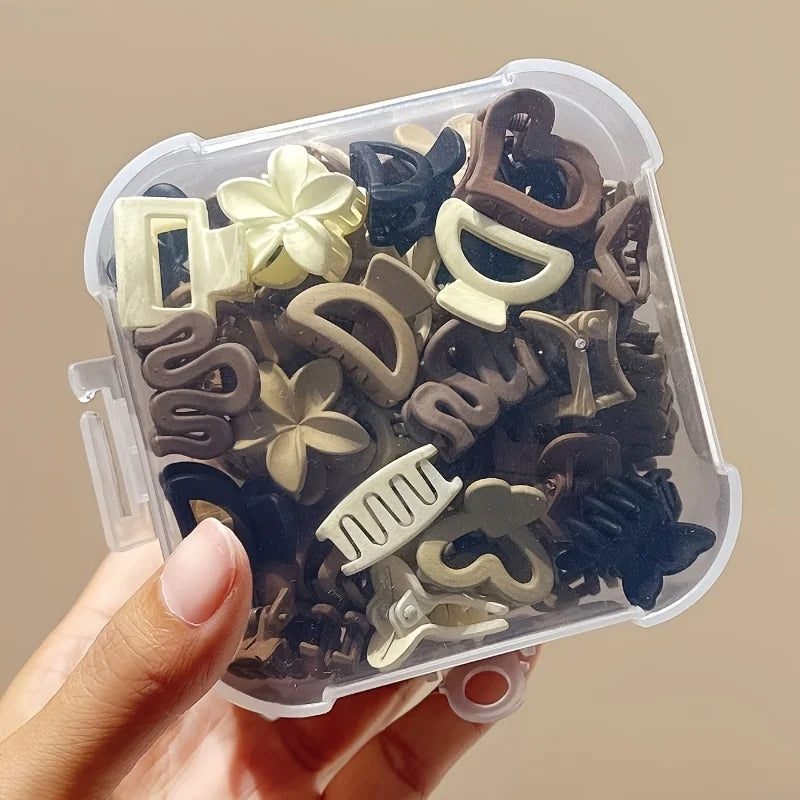 5/10/20/30 Stück Beige Mischpaket Kleine Clips, Süße Mädchen Accessoires - Perfekt für den täglichen Gebrauch, besondere Anlässe oder Reisegeschenke