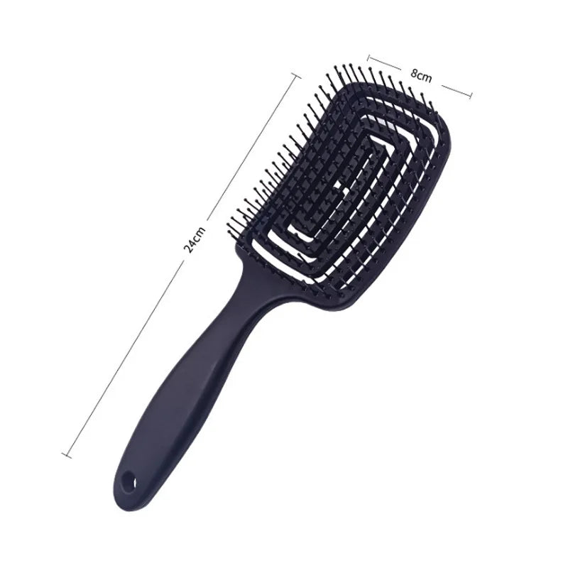 Volumizing Entwirrkamm Haar-Massagekamm mit Hohl-Design Haarstyling-Tools für Echthaarperücken