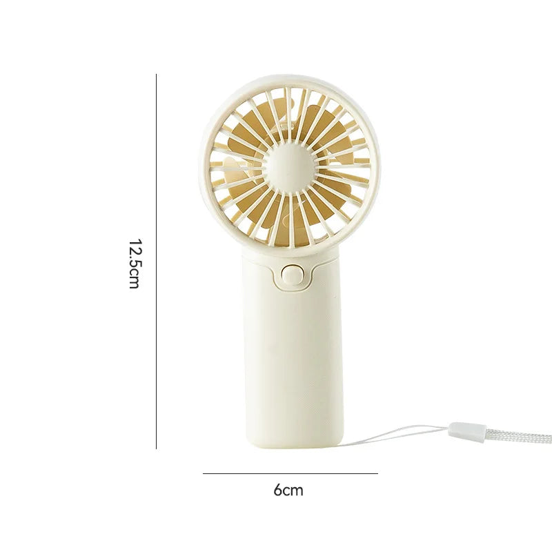 Tragbarer Ventilator Bequemer kreativer kleiner Ventilator Taschenventilator Leichter AA Batterie Handheld Mini Ventilator Luftkühler