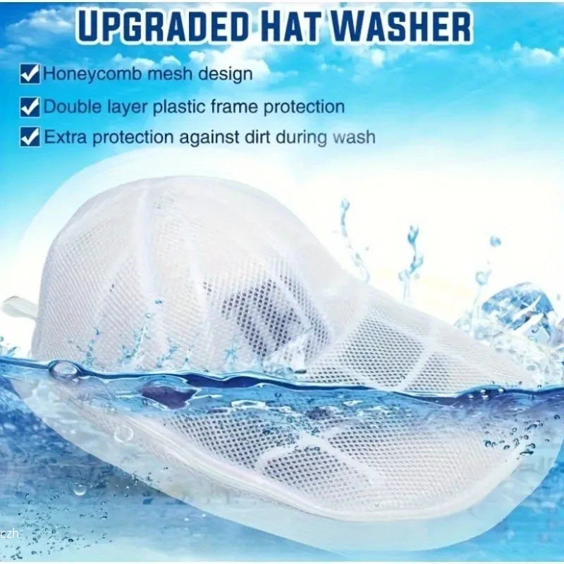 Hat Washer Cage Hats Cleaner, Hat Washer for Baseball Caps for Washing Machine or Dishwasher, Hat Cleaner for Baseball Cap
