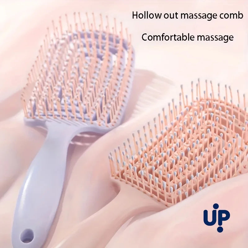Volumizing Entwirrkamm Haar-Massagekamm mit Hohl-Design Haarstyling-Tools für Echthaarperücken