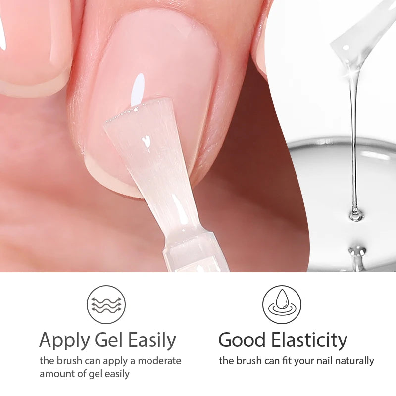 BORN PRETTY 10ml Base Gel Top Coat Rubber Gel Aufbaugel für Nägel Tools Soak Off UV LED Nagellack Funktionsgel