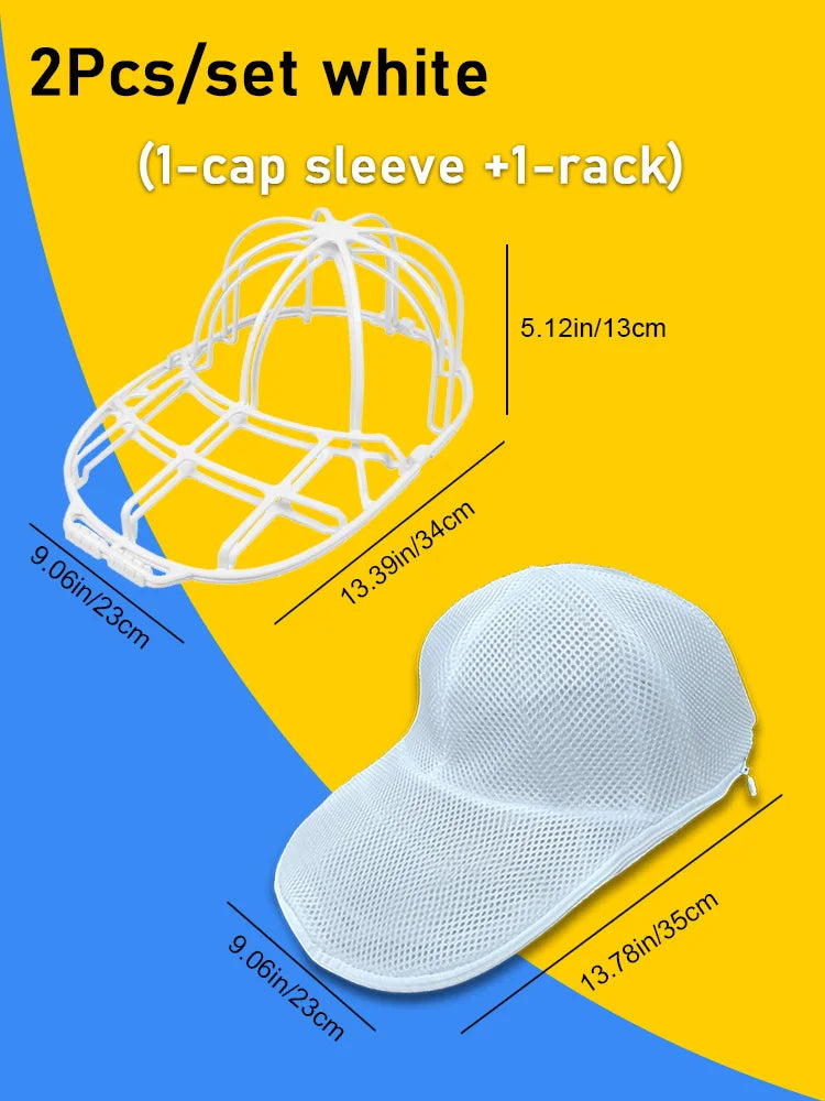 Hat Washer Cage Hats Cleaner, Hat Washer for Baseball Caps for Washing Machine or Dishwasher, Hat Cleaner for Baseball Cap