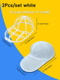 Hutwaschkäfig Hutreiniger, Hutwaschmaschine für Baseballmützen für Waschmaschine oder Spülmaschine, Hutreiniger für Baseballmützen