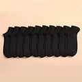 5/10 Paar Unisex-Kurzsocken Einfarbig Schwarz Weiß Grau Baumwolle Deodorant Atmungsaktive Laufsportsocken Neu Frühling Sommer