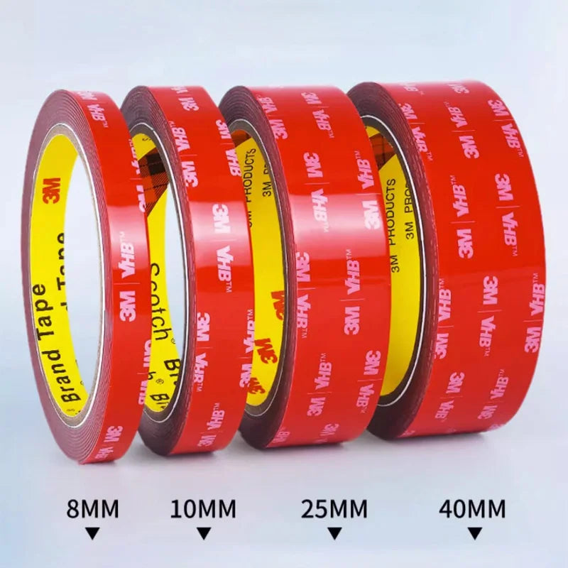 3M VHB double-sided adhesive stickers strong adhesive sponge tape car car VHB waterproof non-marking high viscosity fixed wall.