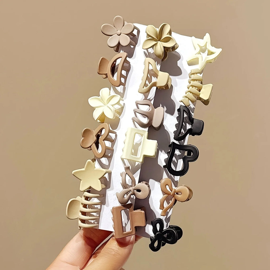 5/10/20/30 Stück Beige Mischpaket Kleine Clips, Süße Mädchen Accessoires - Perfekt für den täglichen Gebrauch, besondere Anlässe oder Reisegeschenke