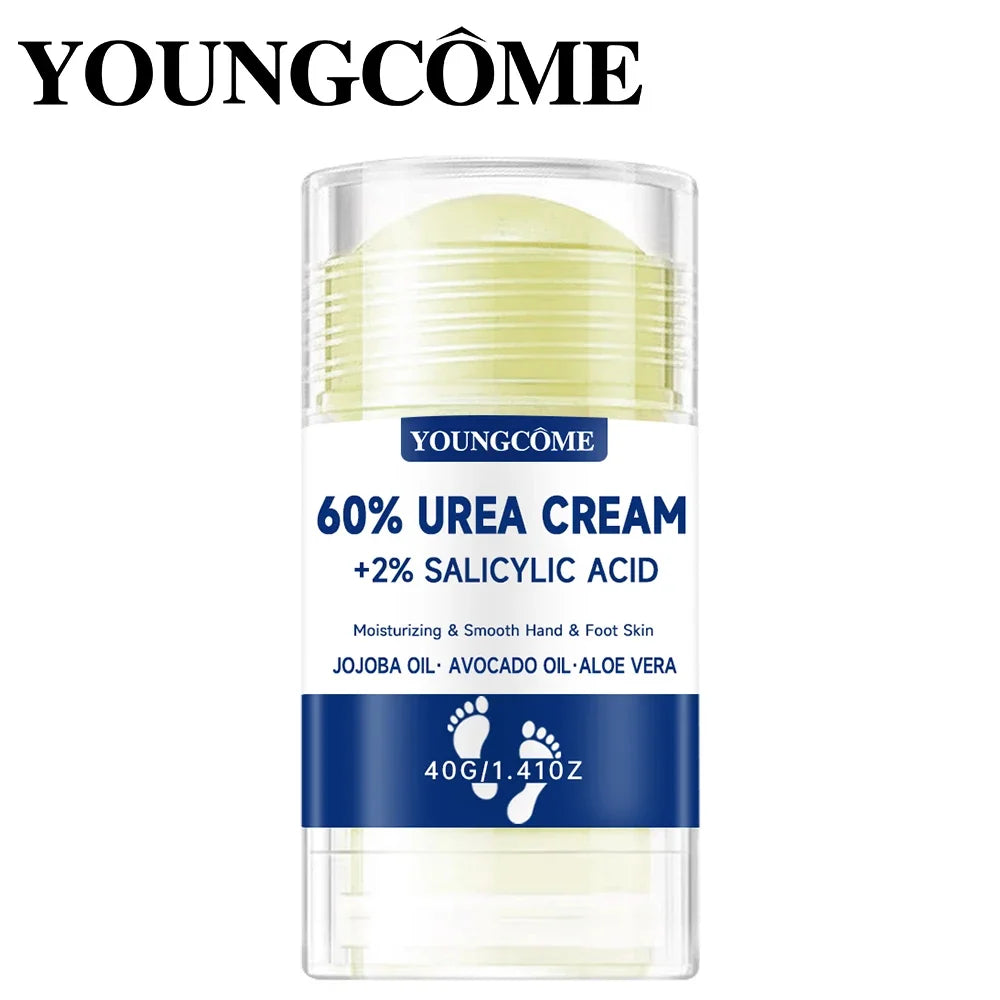 Fußcreme mit 60% Urea + 2% Salicylsäure Intensive feuchtigkeitsspendende Fuß- und Handpflege Feuchtigkeitscreme für Füße und Hände