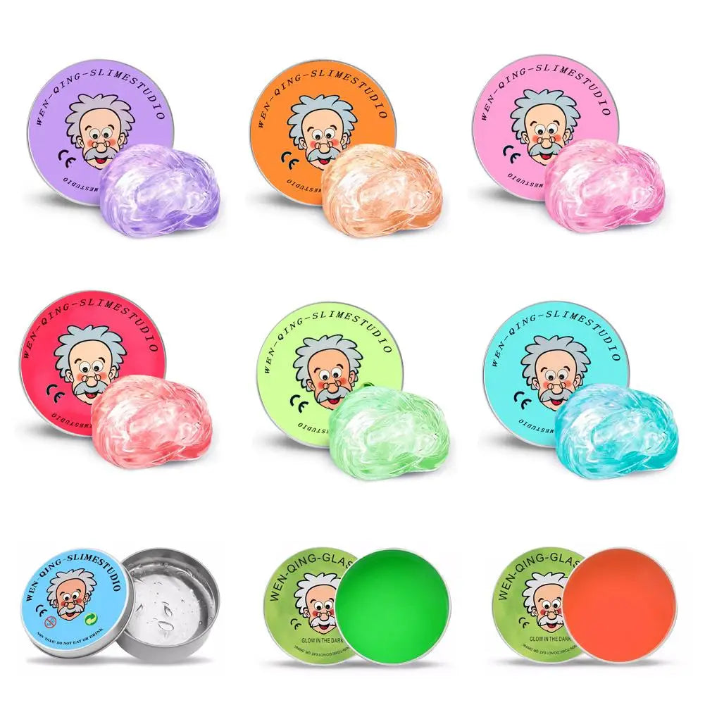Colorful Non-Newtonian liquid decompression toys Children Transparent Elastic Modeling Compound Non Toxic Creative Crafts