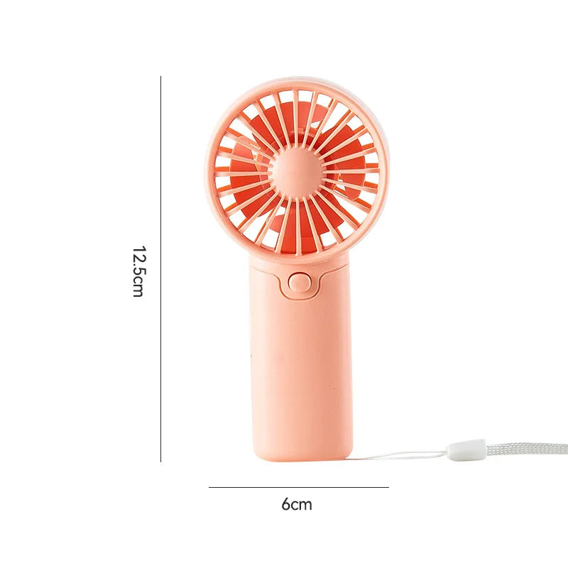 Tragbarer Ventilator Bequemer kreativer kleiner Ventilator Taschenventilator Leichter AA Batterie Handheld Mini Ventilator Luftkühler