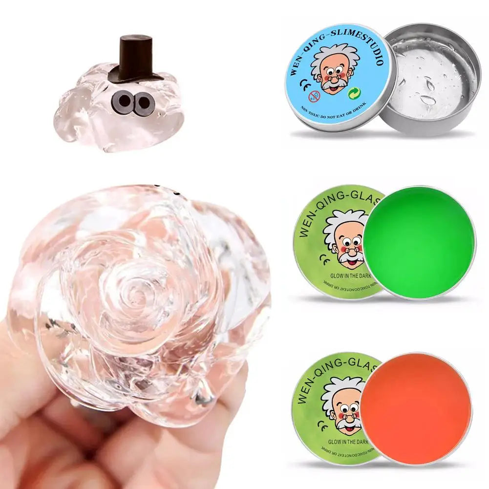 Colorful Non-Newtonian liquid decompression toys Children Transparent Elastic Modeling Compound Non Toxic Creative Crafts