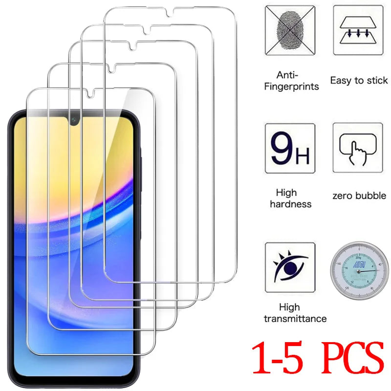 9H Displayschutzfolie für Samsung A15 A16 A56 A36 A17 A14 A25 A24 A55 A53 A52 A57 A37 A34 A35 Panzerglas Samsung Galaxy A15