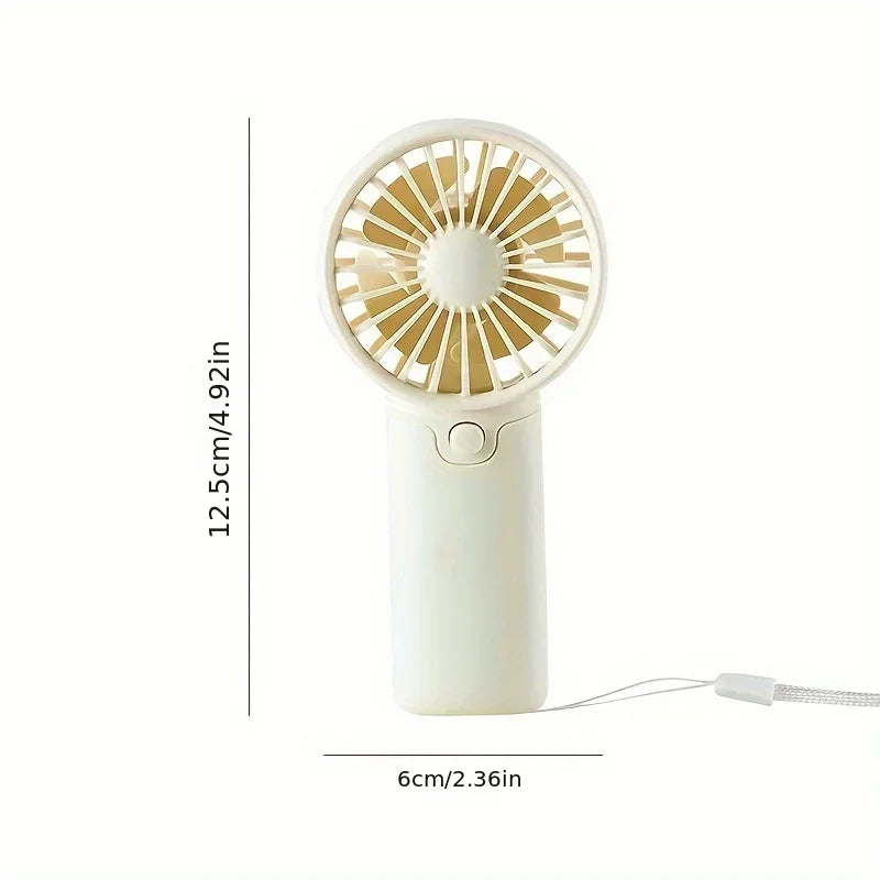 Tragbarer Ventilator Bequemer kreativer kleiner Ventilator Taschenventilator Leichter AA Batterie Handheld Mini Ventilator Luftkühler