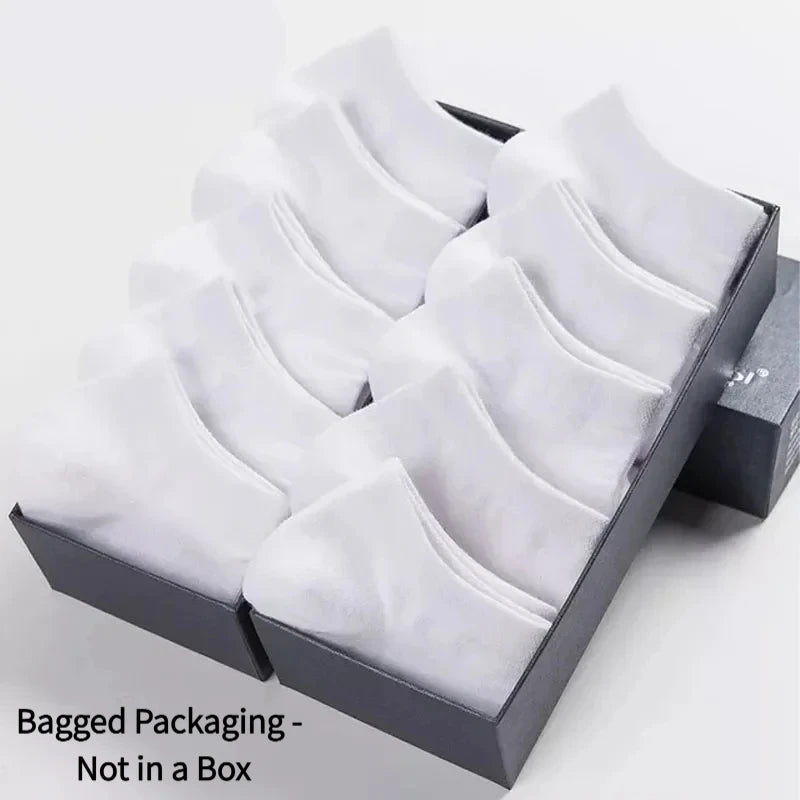 5/10 Paar Unisex-Kurzsocken Einfarbig Schwarz Weiß Grau Baumwolle Deodorant Atmungsaktive Laufsportsocken Neu Frühling Sommer