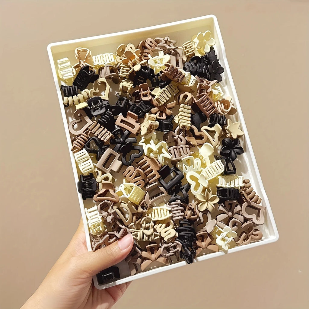 5/10/20/30 Stück Beige Mischpaket Kleine Clips, Süße Mädchen Accessoires - Perfekt für den täglichen Gebrauch, besondere Anlässe oder Reisegeschenke