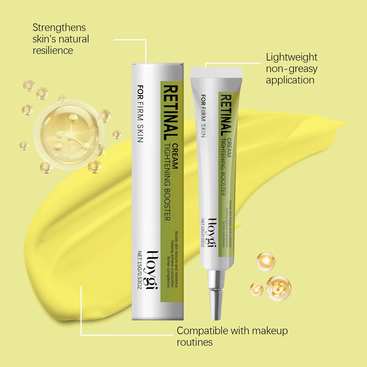 Retinal Retinol Tightening Booster Cream For Face Eye Neck Wrinkle Remover Promotes Skin Renewal Smoothing Wrinkle Retinol Serum Balm Lifting Friming Retinal Cream K-Beauty Glowing Skincare