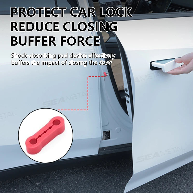 SEAMETAL Auto-Türdämpfer, universal, schalldämmend, Geräuschdämpfer, Polster, vibrationshemmendes Pufferpad für Autotüren