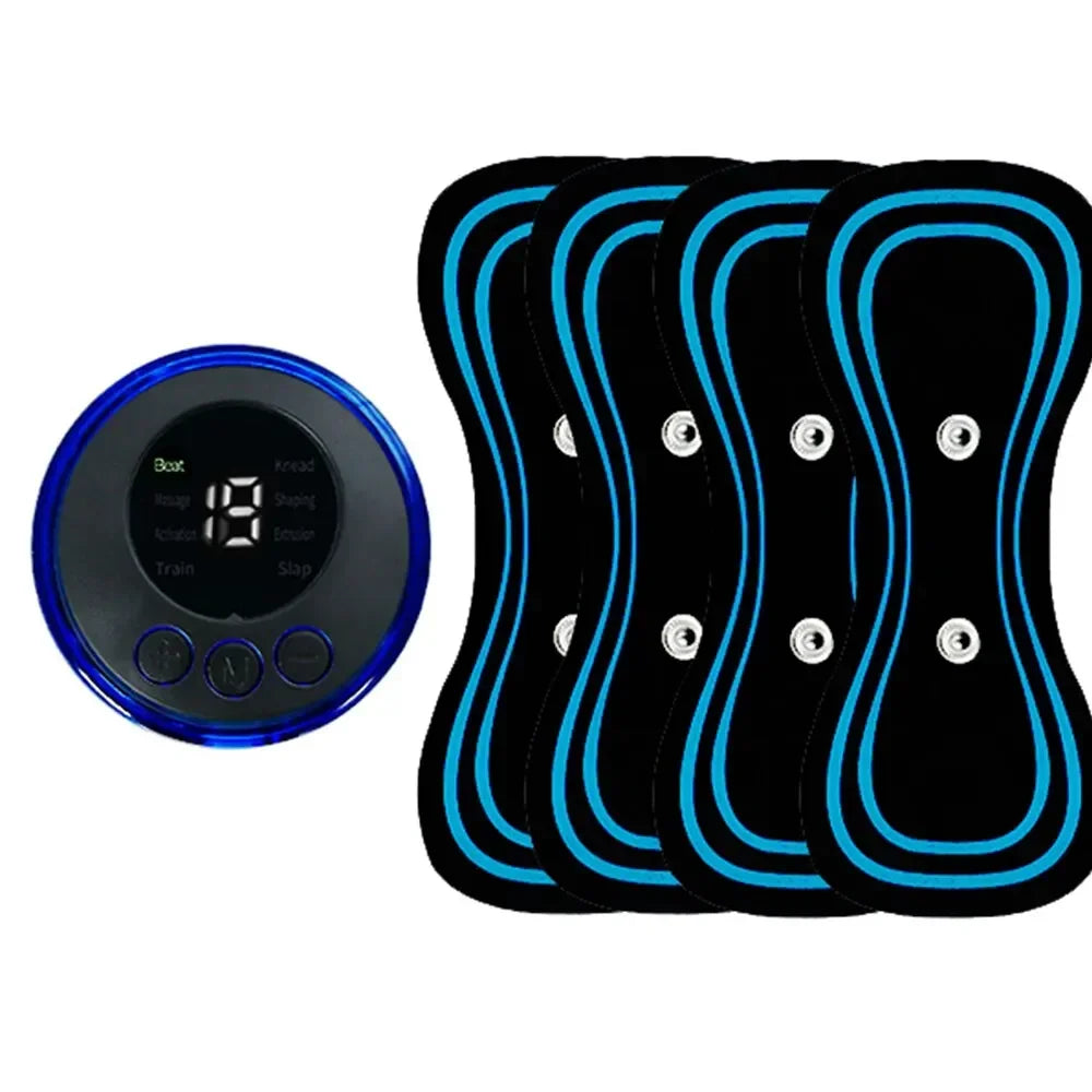 Muskel-Elektromassager 2/3/4 Stk. EMS Nackenmassagegerät 8 Modi 19 Stärken Vibrationsinstrument Behandlung