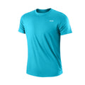 Herren schnelltrocknendes Kurzarm-T-Shirt für Fitnessstudio, Laufen, feuchtigkeitsableitend, Rundhals, Training, Übung, Fitnessstudio, Sportshirt, Oberteile, leicht