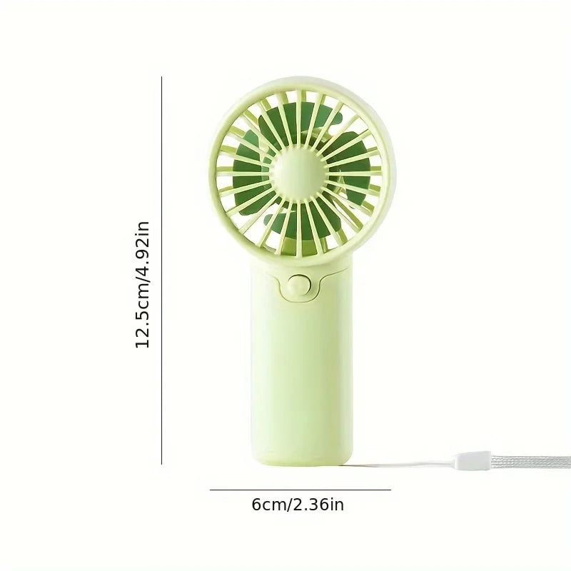 Tragbarer Ventilator Bequemer kreativer kleiner Ventilator Taschenventilator Leichter AA Batterie Handheld Mini Ventilator Luftkühler