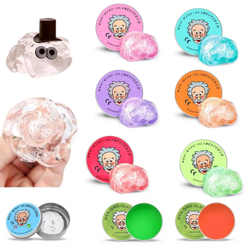 Colorful Non-Newtonian liquid decompression toys Children Transparent Elastic Modeling Compound Non Toxic Creative Crafts
