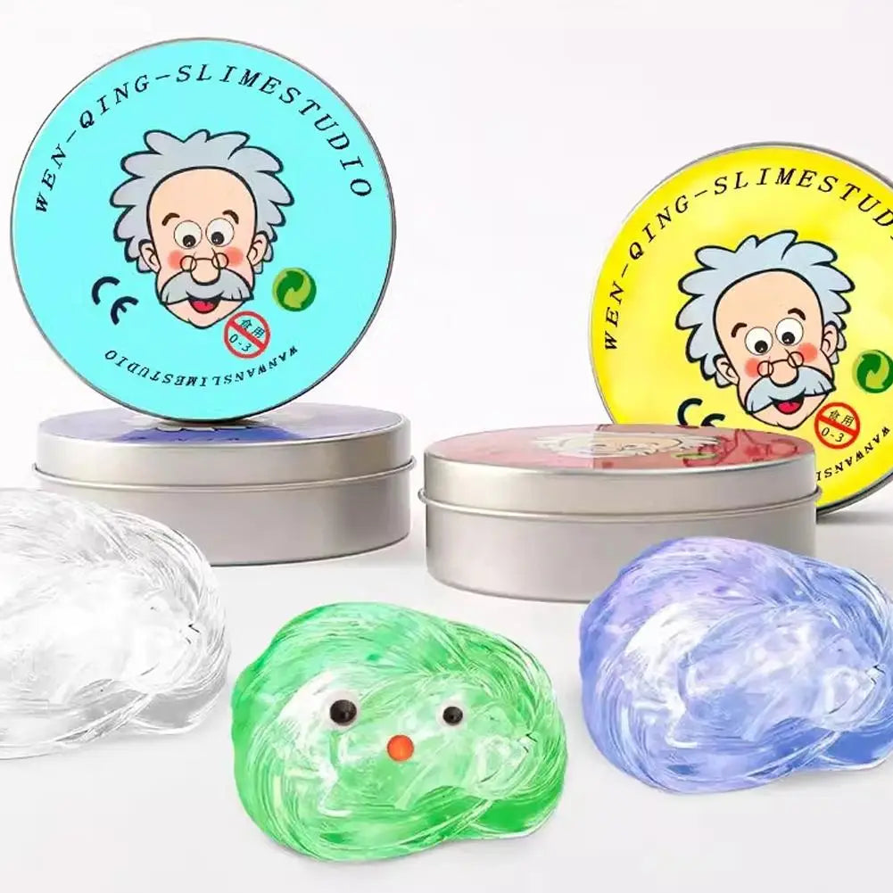 Colorful Non-Newtonian liquid decompression toys Children Transparent Elastic Modeling Compound Non Toxic Creative Crafts