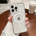 Für Magsafe Magnetische Transparente Kabellose Ladehülle für iPhone 11 12 13 14 15 16 17 Air Pro Max Plus Mini Stoßfeste PC-Hülle