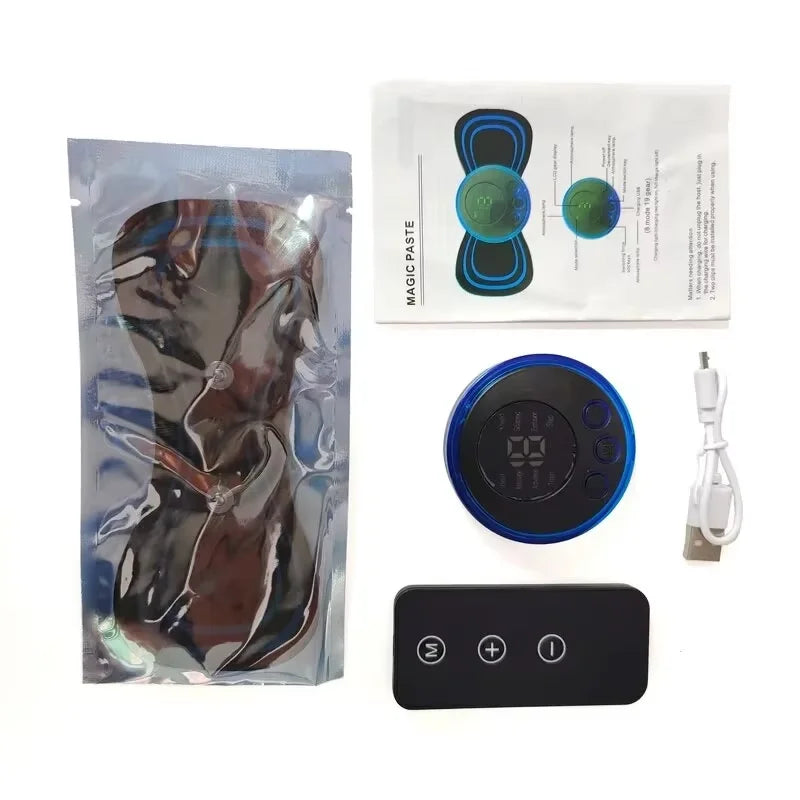 Muskel-Elektromassager 2/3/4 Stk. EMS Nackenmassagegerät 8 Modi 19 Stärken Vibrationsinstrument Behandlung