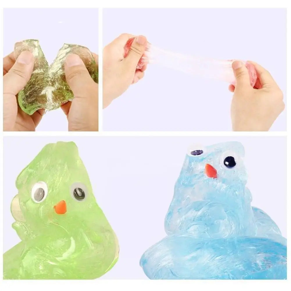 Colorful Non-Newtonian liquid decompression toys Children Transparent Elastic Modeling Compound Non Toxic Creative Crafts