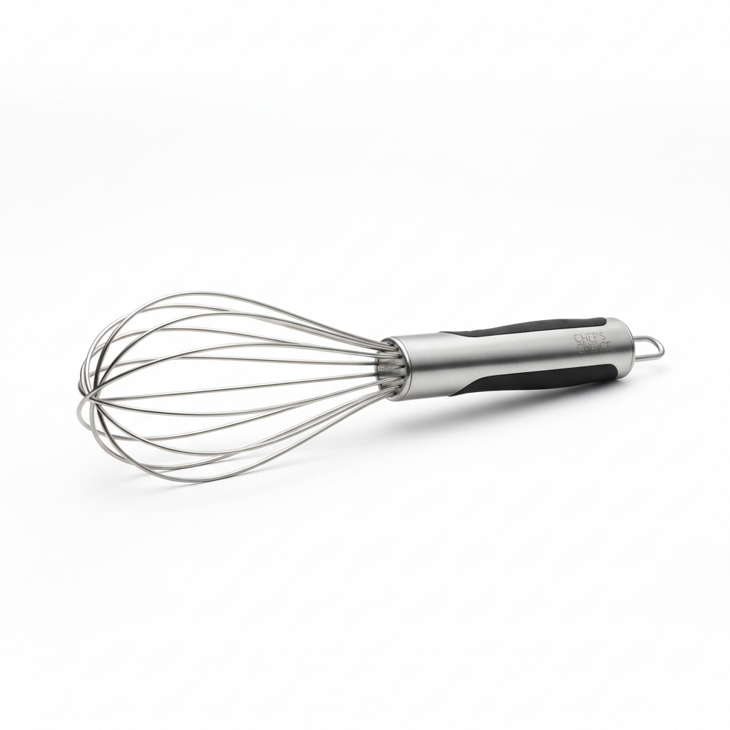 Fouet de cuisine professionnel en acier inoxydable