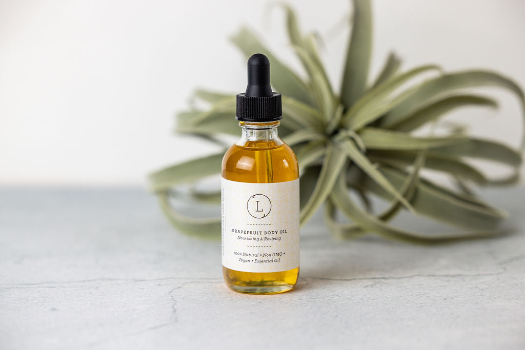 Natürliches Grapefruit Körperöl – Feuchtigkeitsspendendes Bade- & Massageöl