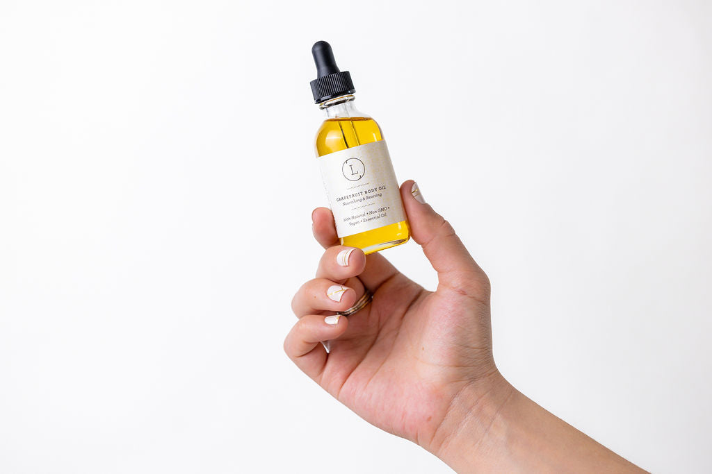 Natürliches Grapefruit Körperöl – Feuchtigkeitsspendendes Bade- & Massageöl