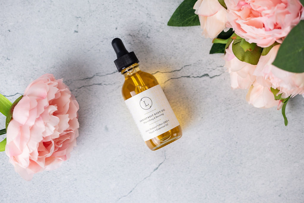 Natürliches Grapefruit Körperöl – Feuchtigkeitsspendendes Bade- & Massageöl