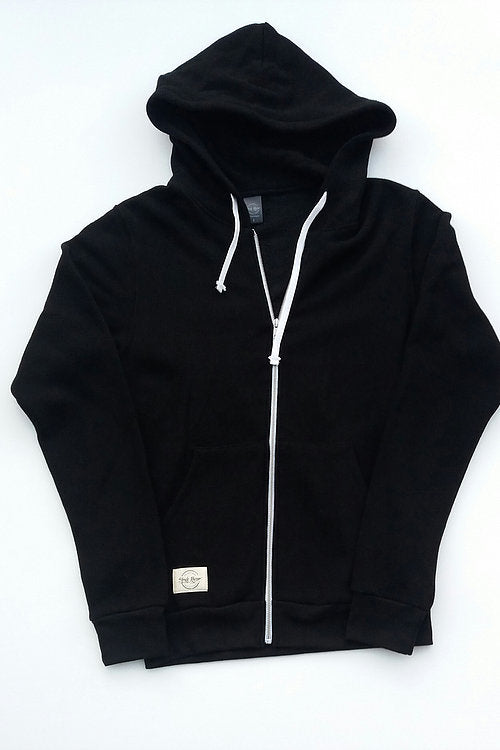 Unisex Bambus-Hoodies – Schwarz
