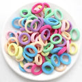 200-1000pcs Women Girls Colorful Nylon Elastic Hair Bands Ponytail Hold Small Hair Tie Rubber Bands Scrunchie Hair Accessories